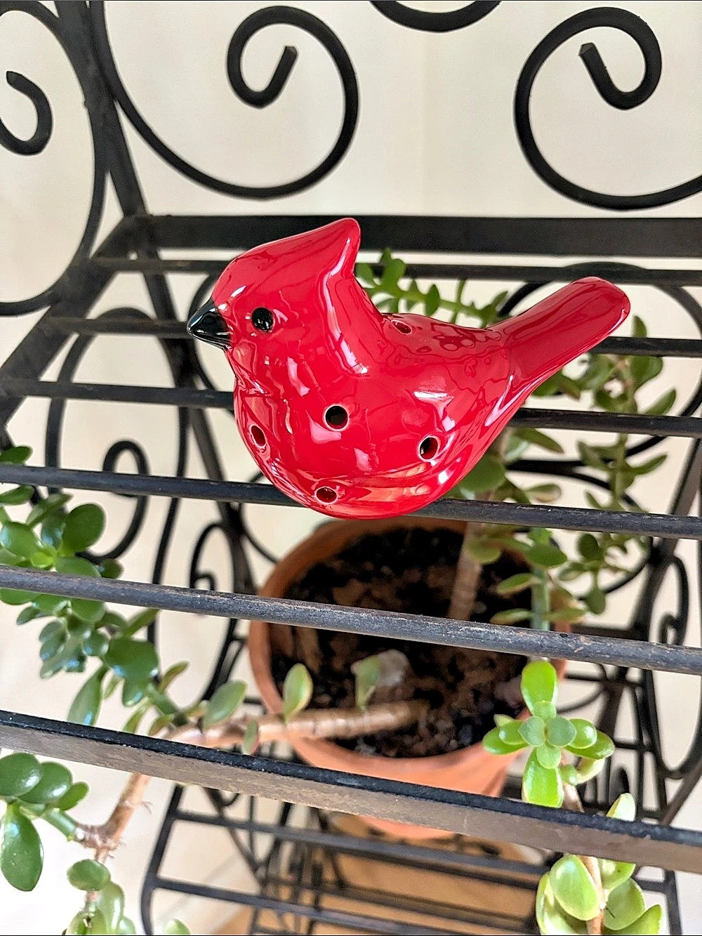 Mudpie Light Up Cardinal Decorative Accent
